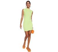 Trendyol FeMan Mini Bodycon Slim fit Knit Dress,Lime,M