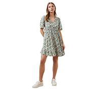 Trendyol Women's Mini Shift Regular Fit Woven Dress, Very Colorful, 8