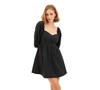 Trendyol FeMan Mini Skater Regular fit Woven Dress Black