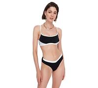 Trendyol FeMan Normal Waist Normal Trotter Bikini Bottom Black White