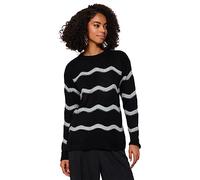 Trendyol FeMan Oversize Basic Crew Neck Knitwear Sweater,Black,M
