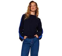 Trendyol FeMan Oversize Basic Crew Neck Knitwear Sweater,Navy Blue,M