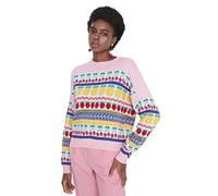 Trendyol FeMan Regular fit Basic Crew Neck Knitwear Sweater Pink