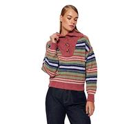 Trendyol FeMan Regular fit Basic Scoop Neck Knitwear Sweater,Dried Rose,S