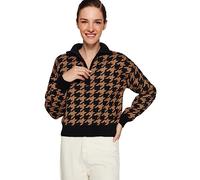 Trendyol FeMan Regular fit Basic Standing Collar Knitwear Sweater,Black,M
