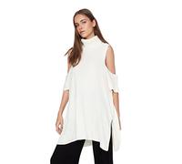 Trendyol FeMan Regular fit Basic Turtleneck Knitwear Sweater Ecru