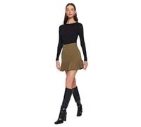 Trendyol FeMan Ruffle Hem Mermaid Woven Skirt,Khaki,36