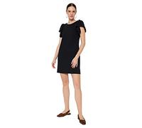Trendyol FeMan Shift Regular fit Knit Dress,Black,XS