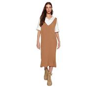 Trendyol FeMan Shift Regular fit Knitwear Dress,Beige,M
