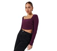 Trendyol FeMan Slim fit Basic Square Collar Knit Blouse