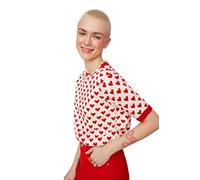 Trendyol FeMan Young Regular fit Basic Crew Neck Knitwear Sweater Red