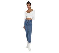 Trendyol Jeans - Blue - Mom