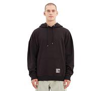 Trendyol Man Basic Oversize Basic Hood Knitted Sweatshirt Schwarz