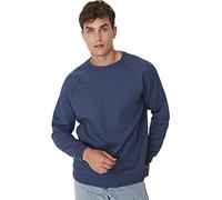 Trendyol Man Basics Regular Basic Crew neck Knit Sweatshirt Navy Blue
