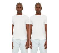 Trendyol Man Basics Slim Basic Crew Neck Knit T-Shirt Weiß