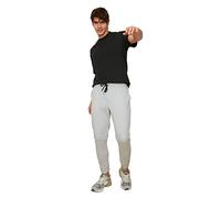 Trendyol Man Menswear Normal Waist Elastic Cuff Jogger Tracksuit Bottoms Grau
