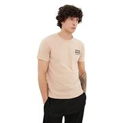 Trendyol Man Menswear Regular fit Basic Crew Neck Woven T-Shirt Beige
