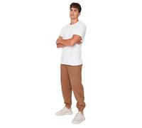 Trendyol Man Normal Waist Skinny fit Loose Fit Trousers Brown