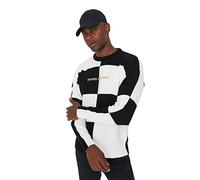 Trendyol Man Oversize Basic Crew Neck Knitwear Sweater Black
