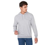 Trendyol Man Regular Basic Hood Knit Sweatshirt Gray