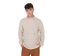 Trendyol Man Regular Basic Turndown Collar Knitwear Sweater Beige
