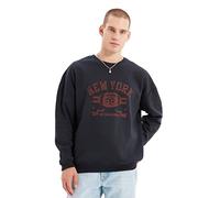 Trendyol Man Regular fit Basic Crew neck Knit Sweatshirt Navy Blue