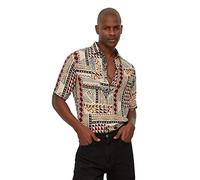 Trendyol Man Regular fit Basic Shirt Collar Woven Shirt Multicolor