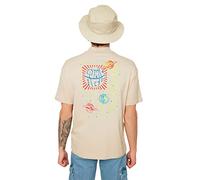 Trendyol Man Young Relaxed Basic Standing Collar Knit T-Shirt Stone
