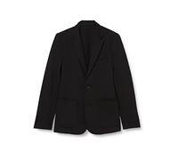 TRENDYOL Men's Herren Gerade Lange Ärmel Schlank Blazerjacke Coat, Black, S