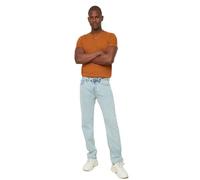 Trendyol Men's Man Normal Waist Regular Jeans, Blue, 31