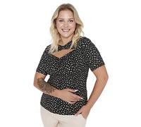 Trendyol Plus Size Blouse - Black - Fitted