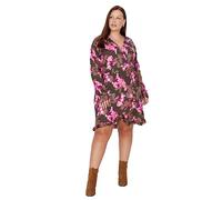 Trendyol Plus Size Dress - Purple - Wrapover