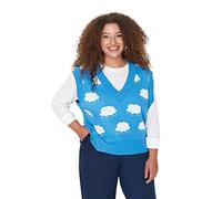 Trendyol Plus Size Sweater - Blue