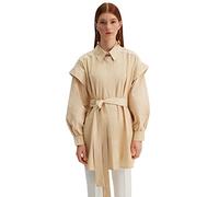 Trendyol Shirt - Beige - Regular fit,Beige,36