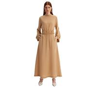 Trendyol Skirt - Beige - Maxi,Beige,36