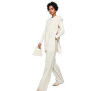 Trendyol Sweater - Beige - Relaxed fit,Beige,M