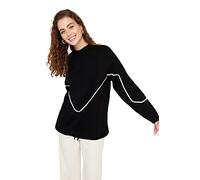 Trendyol Sweater - Black - Fitted,Black,M