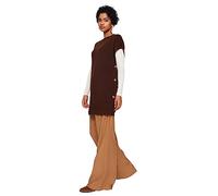 Trendyol Sweater - Brown - Relaxed fit,Brown,S