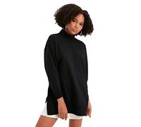 Trendyol Sweatshirt - Black - Oversize