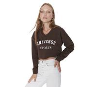 Trendyol Sweatshirt - Brown - Regular