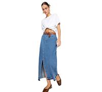 Trendyol Woman A-line Denim Skirt,Dark Blue,38