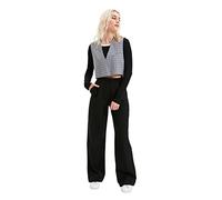 Trendyol Woman Basics Normal Waist Wide Leg Wide Leg Pants Schwarz