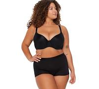 Trendyol Woman Black-Skin-Ecru 3-Pack Cotton Plus Size Panties TBBSS23CM00003, 4XL