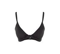 Trendyol Women's Woman Knit Bikini Top Swimwear, Black, 10