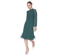 Trendyol Woman Midi A-line Regular fit Woven Dresses Grün