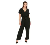 Trendyol Woman Plain Woven Plus Size Overalls