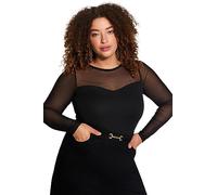 Trendyol Woman TBBAW24AF00015 Plus Size Blouse, Black, XXL
