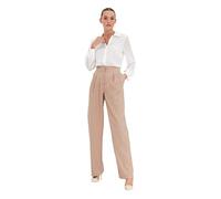 Trendyol Women Basics High Waist Wide Leg Wide Leg Trousers