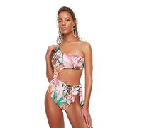 Trendyol Women Colorblock Woven Swimsuit