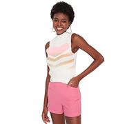 Trendyol Women Design Regular Basic Crew Neck Knitwear Sweater Ecru